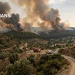 Aydın Çine Orman Yangını Devam Ediyor