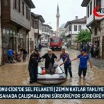 Kastamonu’da Su Baskınları Nedeniyle Zemin Katlarda Yaşayanlar Tahliye Edildi