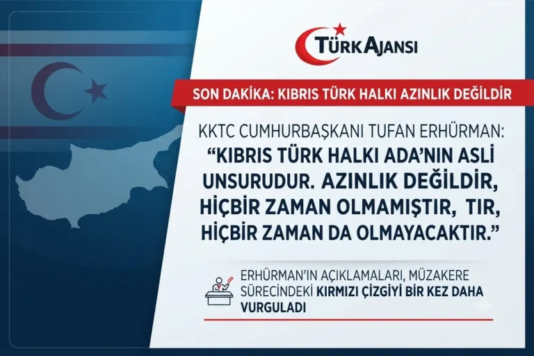 KKTC Cumhurbaşkanı Erhürman: “Kıbrıs Türk Halkı Hiçbir Zaman Azınlık Olmadı”