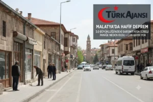 Malatya’da 3.0 Büyüklüğünde Deprem Meydana Geldi