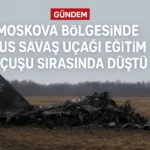 Moskova Bölgesinde Rus Savaş Uçağı Eğitim Uçuşu Sırasında Düştü