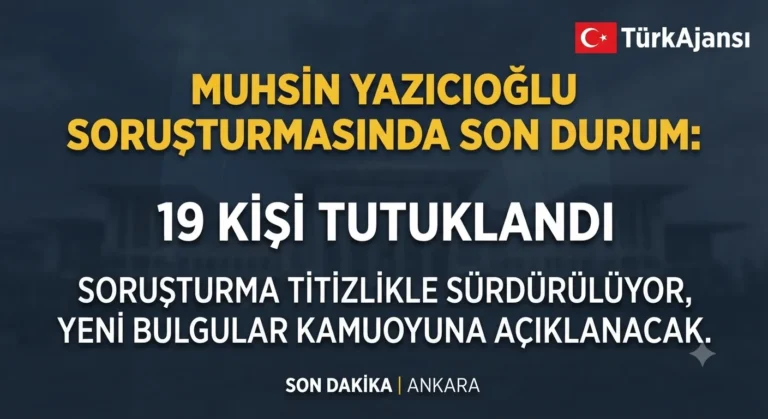 Muhsin Yazıcıoğlu Soruşturmasında 19 Kişi Tutuklandı