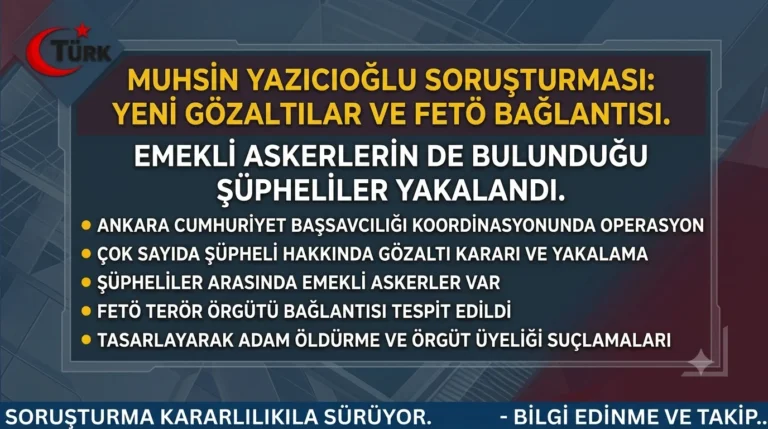 Muhsin Yazıcıoğlu’nun Helikopter Kazası Soruşturmasında Yeni Gözaltılar