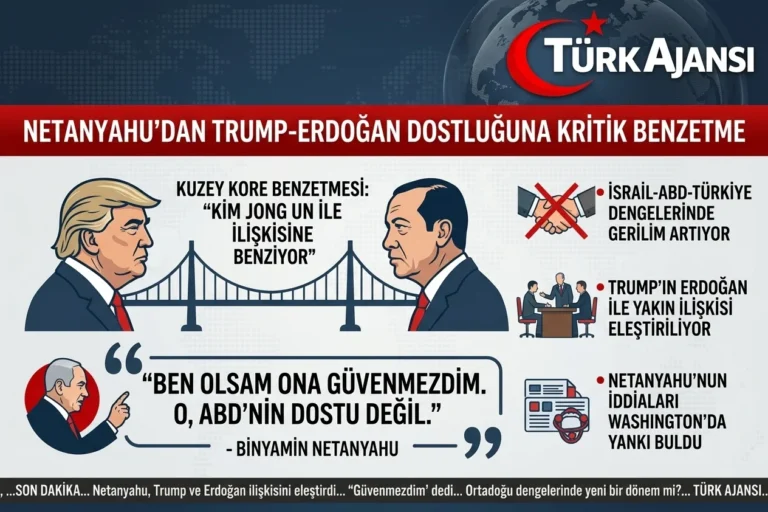 Netanyahu’dan Trump-Erdoğan Dostluğu Yorumu: “Kuzey Kore Lideriyle İlişkisine Benziyor”