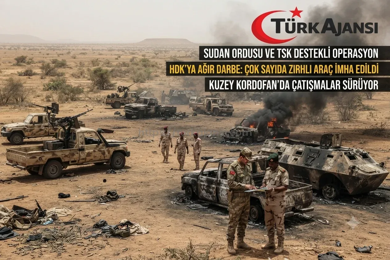 Kuzey Kordofan’da TSK Destekli Sudan Ordusu HDK Zırhlılarını İmha Etti