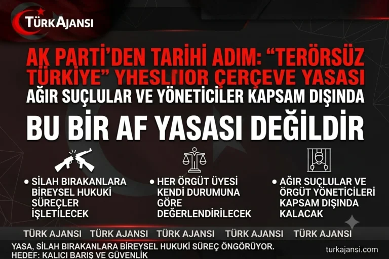 Terörsüz Türkiye Süreci – Çerçeve Yasa Meclis’e Geliyor