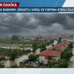 Amasya Ve Tokat’ta Sağanak Ve Fırtına Hayatı Felç Etti