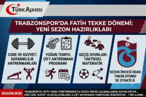 Trabzonspor Yeni Sezon Hazırlıklarını Çift Antrenmanla Sürdürüyor