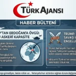 Trump’tan Erdoğan ve Türkiye Açıklaması: “Çok Güçlü Bir Askerî Güce Sahipler”