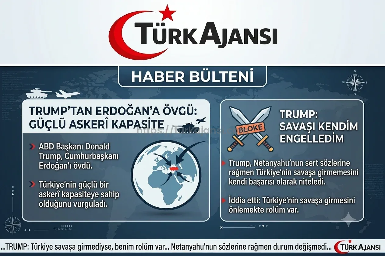Trump’tan Erdoğan ve Türkiye Açıklaması: “Çok Güçlü Bir Askerî Güce Sahipler”