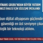 Ziraat Finans Grubu İhale Sözleşmesini Fatih Erdoğan’ın Şirketi İmzaladı