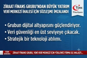 Ziraat Finans Grubu İhale Sözleşmesini Fatih Erdoğan’ın Şirketi İmzaladı