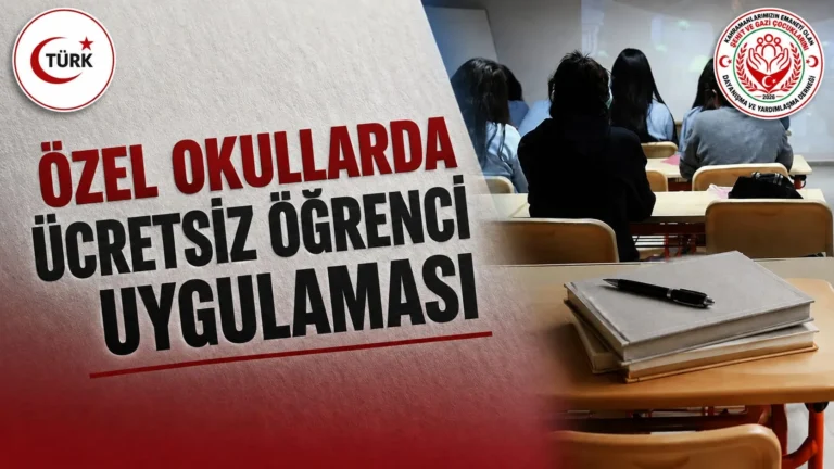 Özel Okullarda Ücretsiz Öğrenci Uygulaması Memnuniyetle Karşılandı