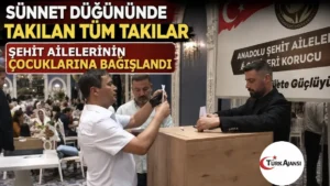 Şanlıurfa’da Örnek Davranış: Sünnet Düğünündeki Takılar Şehit Ailelerine Bağışlandı