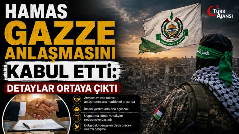 Hamas Gazze Anlaşmasını Kabul Etti: Detaylar Ortaya Çıktı