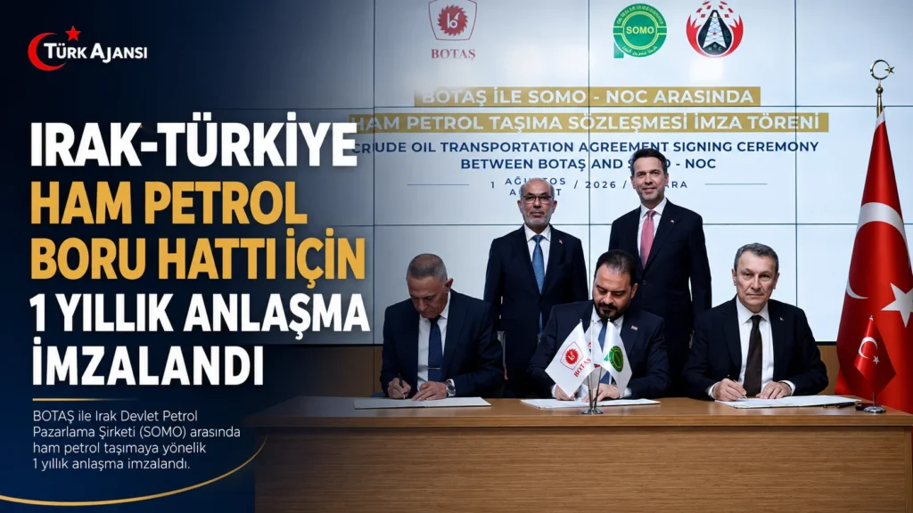 Irak-Türkiye Ham Petrol Boru Hattı İçin 1 Yıllık Anlaşma İmzalandı 7 Irak-Türkiye Ham Petrol Boru Hattı İçin 1 Yıllık Anlaşma İmzalandı