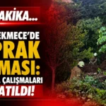 SON DAKİKA… Büyükçekmece’de Toprak Kayması: Kurtarma Çalışmaları Başlatıldı!
