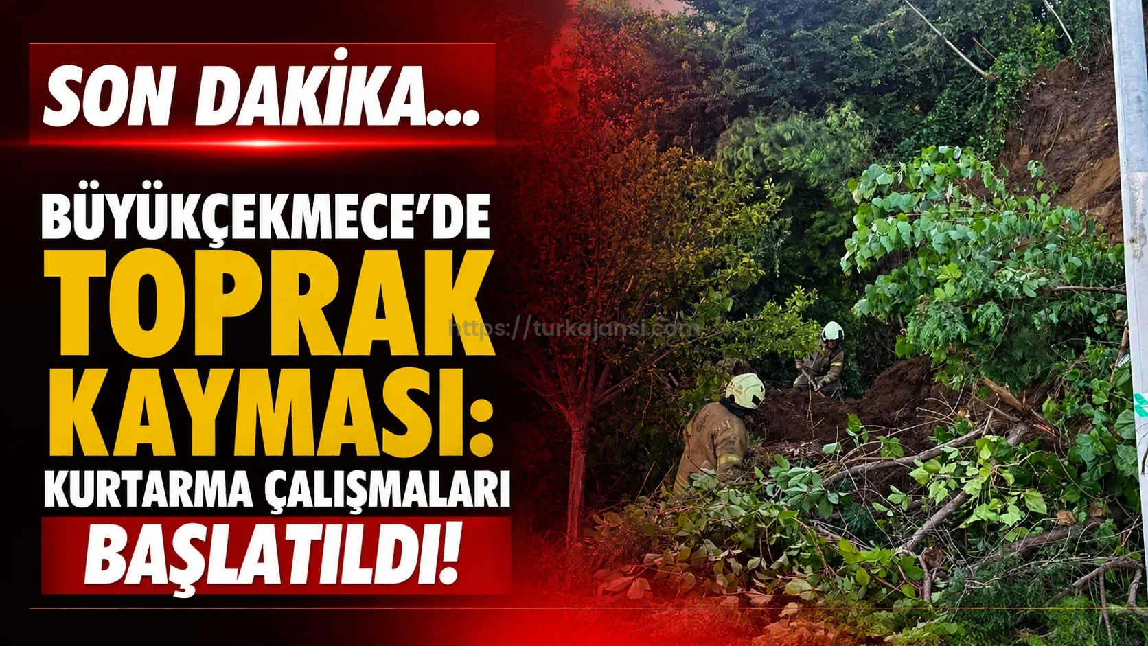 SON DAKİKA… Büyükçekmece’de Toprak Kayması: Kurtarma Çalışmaları Başlatıldı!