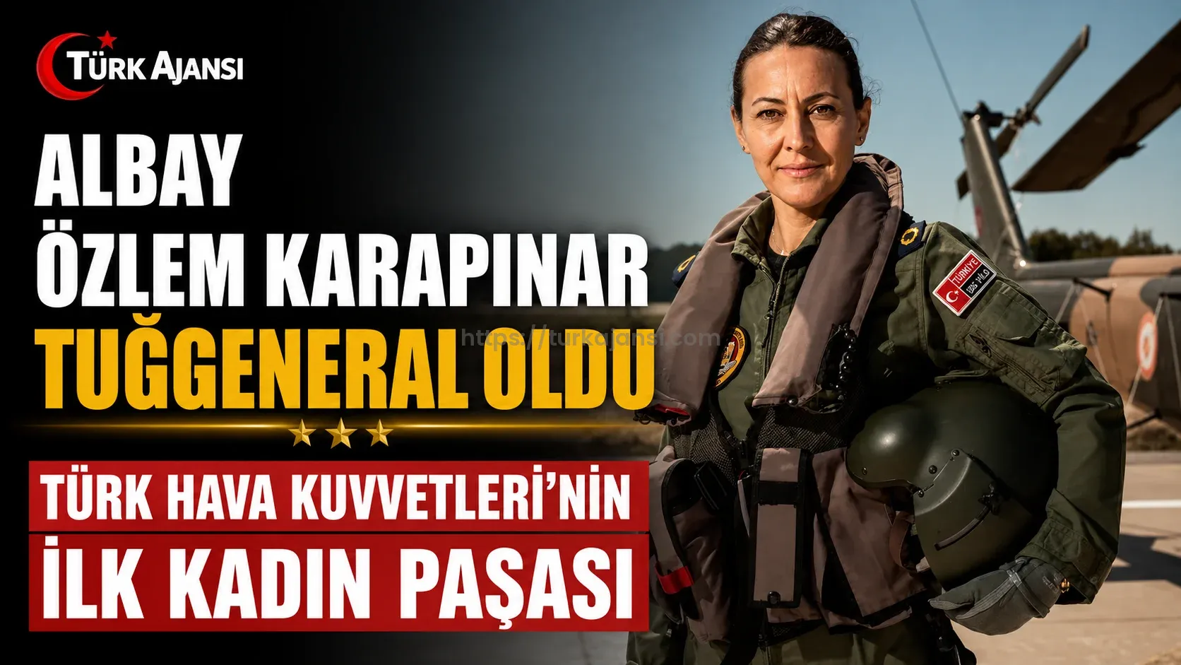 Albay Özlem Karapınar Tuğgeneral Oldu Türk Hava Kuvvetleri’nin İlk Kadın Paşası